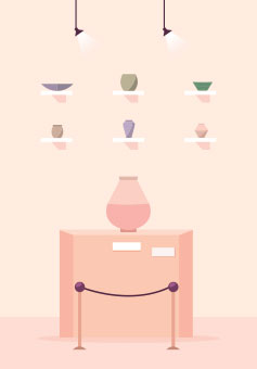 국립청주박물관 일러스트 이미지