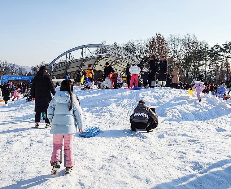 생명누리공원 눈썰매장 사진3