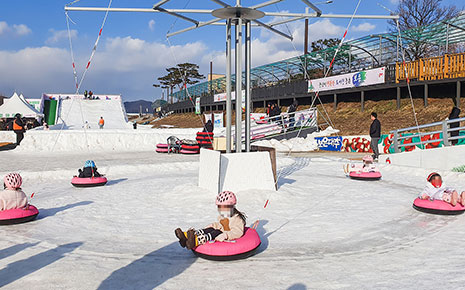 보청천 눈썰매장(뱃들공원) 사진1