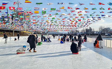 보청천 눈썰매장(뱃들공원) 사진2