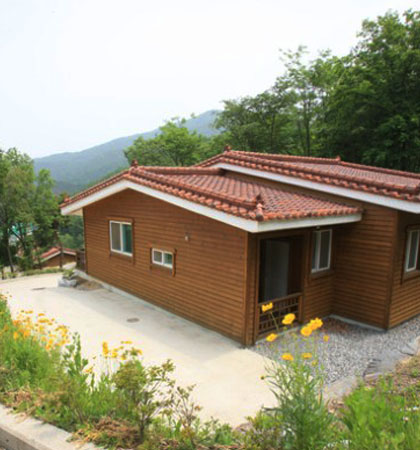 수레의산 자연휴양림 휴양관