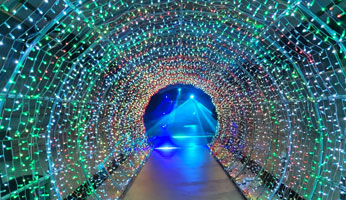 수양개빛터널 사진